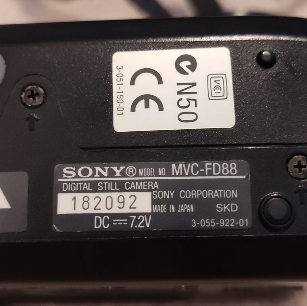 Sony Digital Mavica Camera - Silver and Black